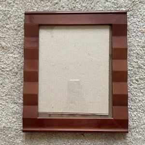 8” x 10” picture frame modern wood sculptural